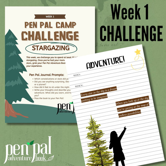 Pen Pal Campers Week 1 Challenge: Stargazing Adventures ✨